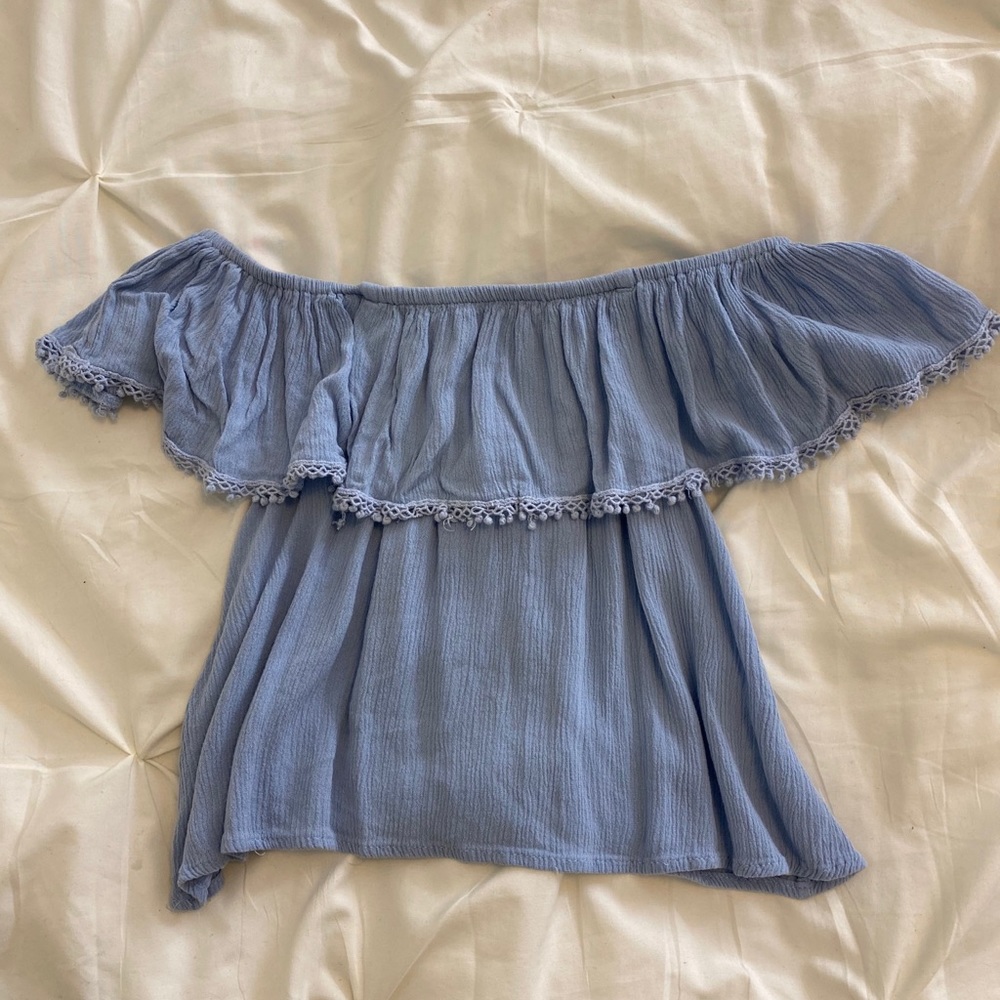 Croped Off the shoulder top